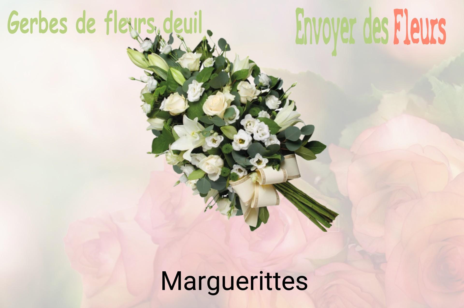 Gerbe de fleurs de deuil livrée à Marguerittes